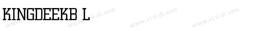 KINGDEEKB Light字体转换